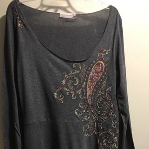 Johnny Was 4 Love and Liberty Tunic